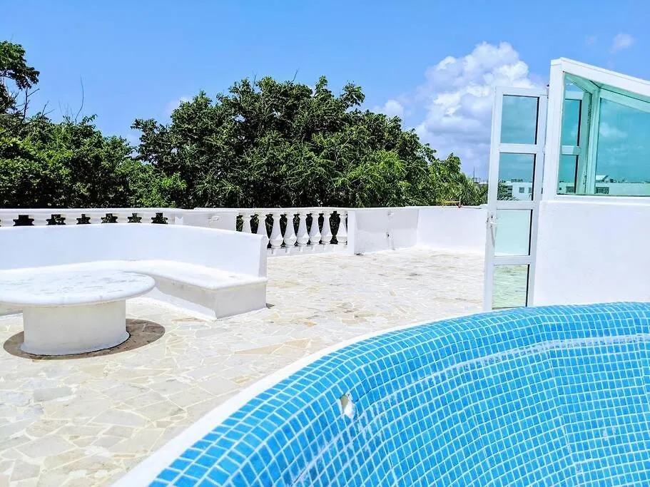 別荘 9Br 6Ba Large Groups! Best Location In Town Walk To Beach, 5Th Ave Cozumel Ferry, Shopping, Nightlife! Roof Plunge Pool!! Castillo Playacar Fase 1 25Max プレヤデルカーメン メキシコ