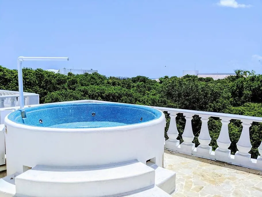 9Br 6Ba Large Groups! Best Location In Town Walk To Beach, 5Th Ave Cozumel Ferry, Shopping, Nightlife! Roof Plunge Pool!! Castillo Playacar Fase 1 25Max プレヤデルカーメン